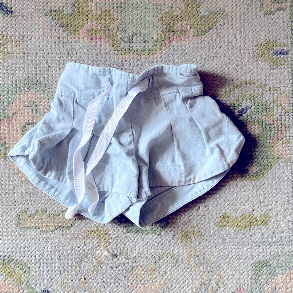 Bella Bliss Baby Blue Shorts for Girls - 2T